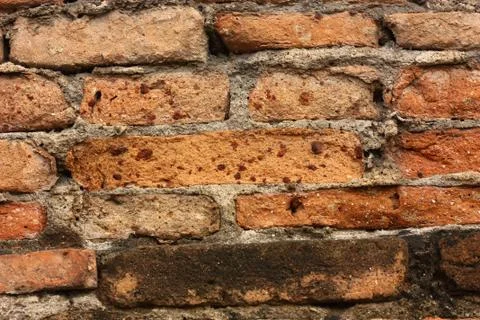 Wall texture brown brick Stock Photos