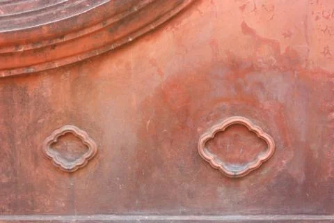 Wall texture of brown clay Stock Photos