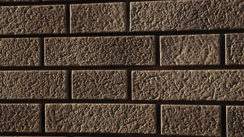 Wall texture from Flexible facade panel imitating clinker Stock Footage 167275855