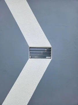 Wall Texture with Geometric Opening Stock Photos