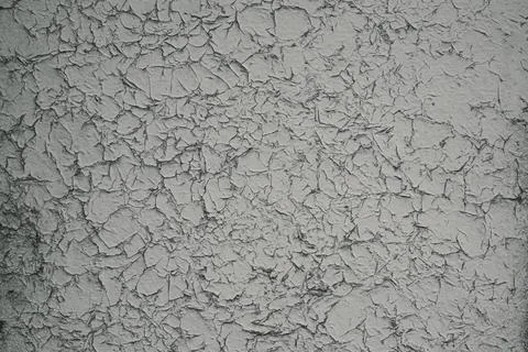 Wall texture with peeling paint. Close up Stock Photos