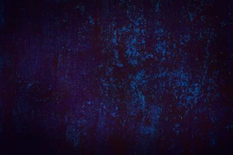 Wall texture plaster. old wall. grunge cracks. dark blue space background Stock-Fotos