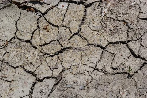Wall texture soil dry crack pattern of drought lack of water of nature brow.. Stock Photos