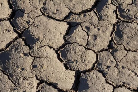 Wall texture soil dry crack pattern of drought lack of water of nature brown  Stock Photos