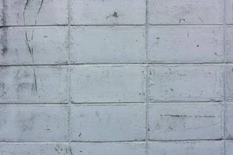 Wall texture white brick Stock Photos