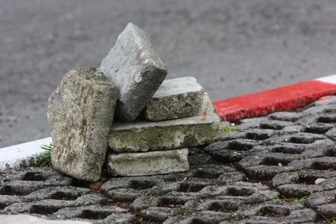 Wall texture zoom view cracking Stock Photos