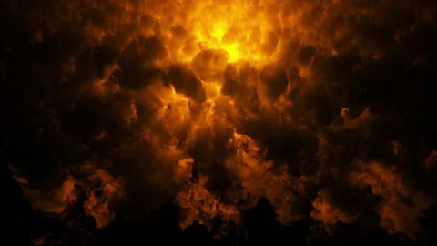 A wall of thick bright smoke falling down from above 库存影片 276317779