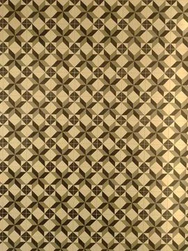 Wall tiles with geometric patterns Stock Photos