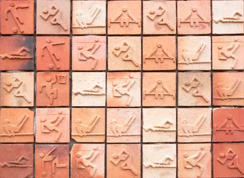 Wall tiles Foto stock