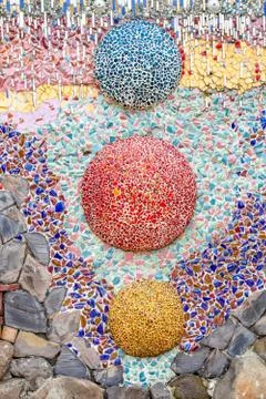 Wall of tiling Stock Photos