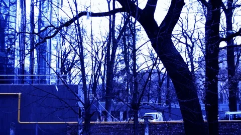 Wall In Timelapse In The Evening Stock Footage 116990639