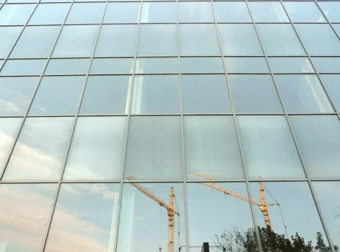 Wall of trading center Stock Photos