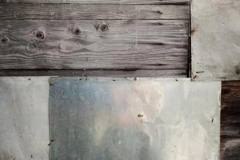 Wall of Various Materials Stock Photos