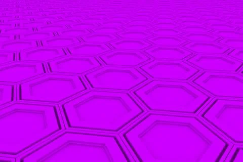 Wall of violet hexagons 스톡 일러스트