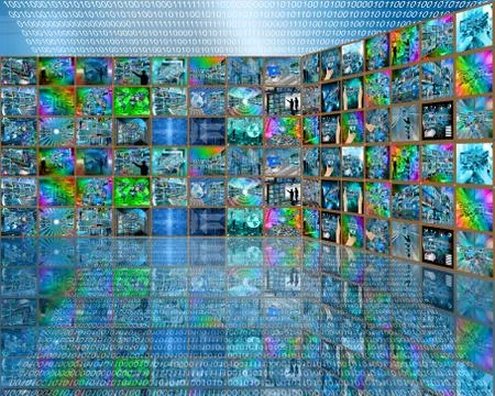 Wall wall Illustrazione stock