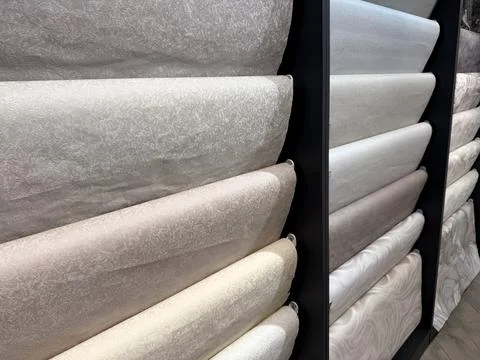 Wall wallpaper in a hardware store Stock Photos