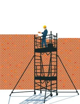 A wall walls concept - vector illustration Stock Illustration