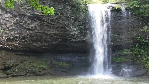 Wall to Waterfall Stock Footage 91946802