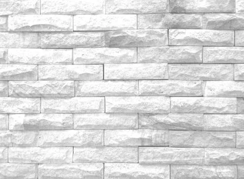 Wall white block textured for background Stock Photos