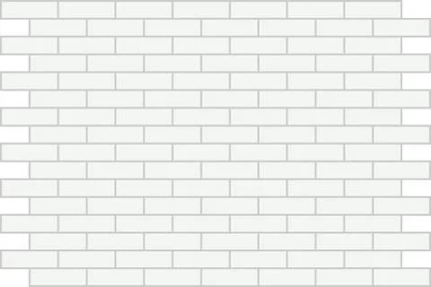 Wall from a white brick. a background. Illustrazione stock