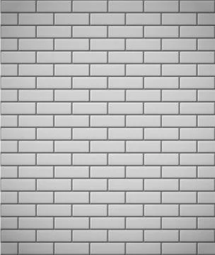 Wall of white brick seamless background 스톡 일러스트