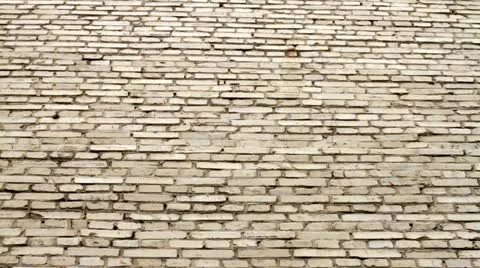 Wall from a white brick. In top Stock Footage 10947737