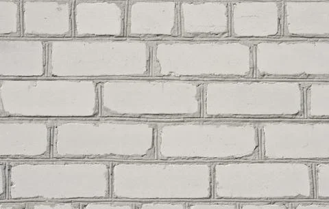Wall of white bricks as background Stock Photos