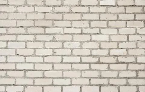 Wall of white bricks as background Stock Photos