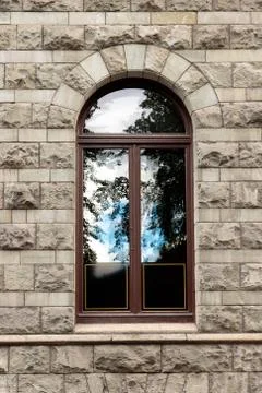 Wall with window Stock Photos