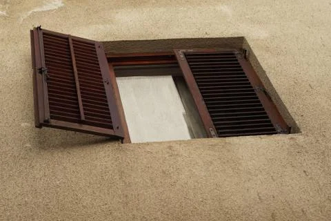 Wall &amp; window Foto stock