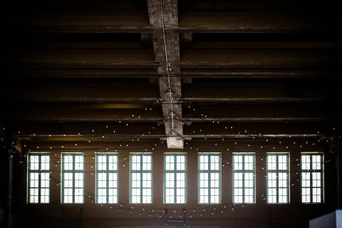 Wall of windows Stock Photos