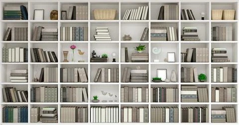 Wall wooden background classical library books or library Stock Illustration