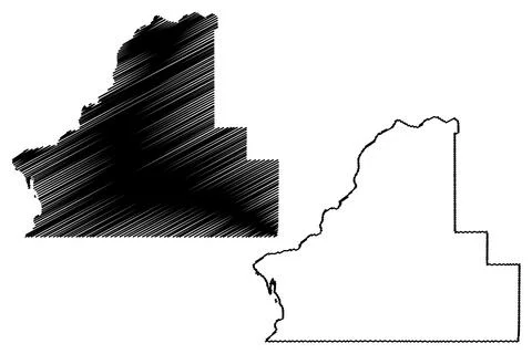 Walla Walla County, State of Washington (U.S. county, United States of Americ Stock Illustration