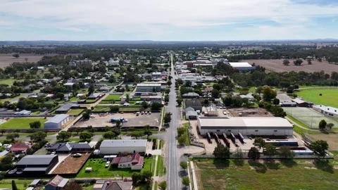 Walla Walla Township - Aerial Stock Footage 333026598