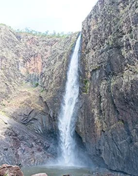 Wallaman Falls  highest single drop waterfall in Australia Stock Photos
