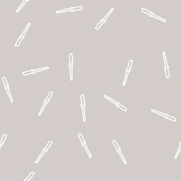 Wallboard saw line vector seamless pattern Stock Illustration