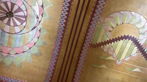 Wall/Chandelier Pan Stock Footage 237906150