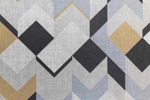 Wallcovering background with geometric design and dynamic gridwork, and angles Illustrazione stock