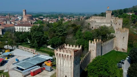 The walled city of Este Видео 106668533