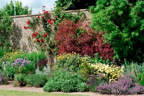 Walled garden Stock Photos
