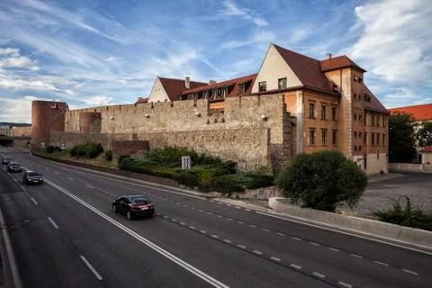Walled Old Town of Bratislava Stock-Fotos