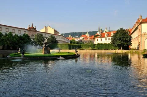 Wallenstein Garden in Prague Stock Photos