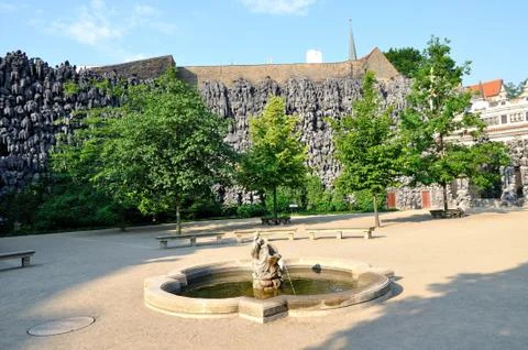 Wallenstein Garden in Prague Stock Photos