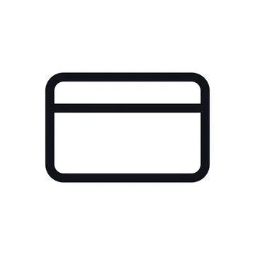 Wallet Black White Line Icon Editable Stroke Vector Symbol Stock Illustration