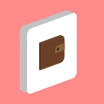 Wallet computer symbol Stock-Illustration