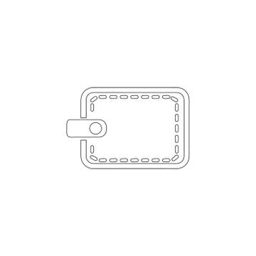 Wallet. flat vector icon Stock Illustration