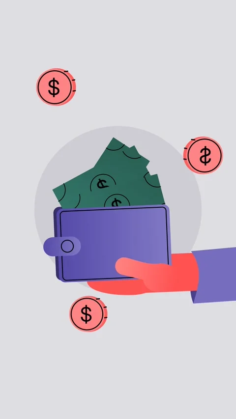 Wallet Stock Footage 296602365