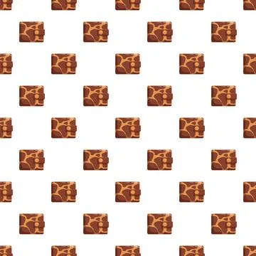 Wallet with giraffe print seamless pattern design Stock Illustration
