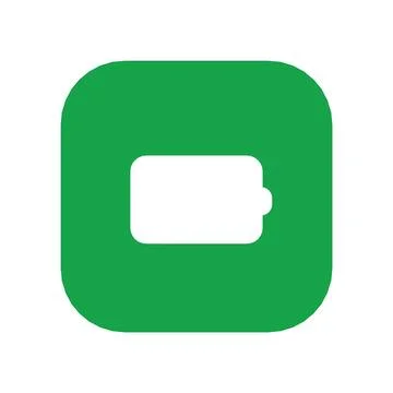 Wallet Icon Color Rounded Square Button Business Finance Symbol Vector Stock Illustration