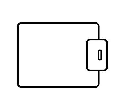 Wallet icon illustrated in vector on white background Stock Illustration